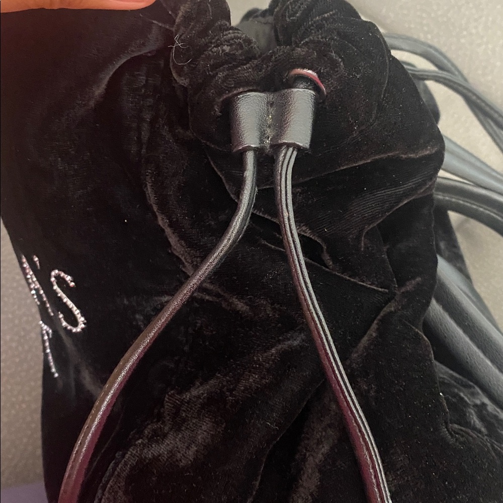 🔴SOLD🔴Victoria's Secret Black Velvet Tote - Picture 3 of 8